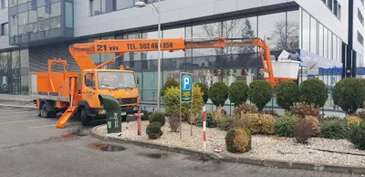 Usługi podnośnikiem montażowym Zwyżka Mariusz Niewiadomski